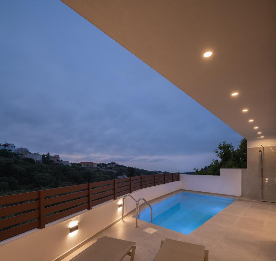O-Cyanea Villa With Heated Pool Kournás Exterior foto