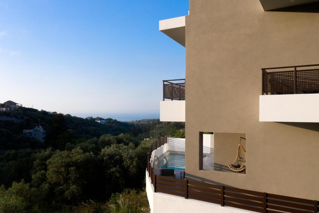 O-Cyanea Villa With Heated Pool Kournás Exterior foto