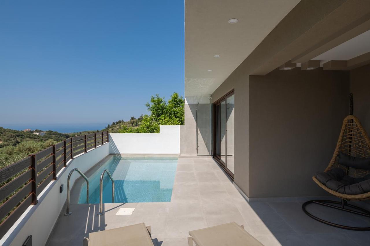 O-Cyanea Villa With Heated Pool Kournás Exterior foto