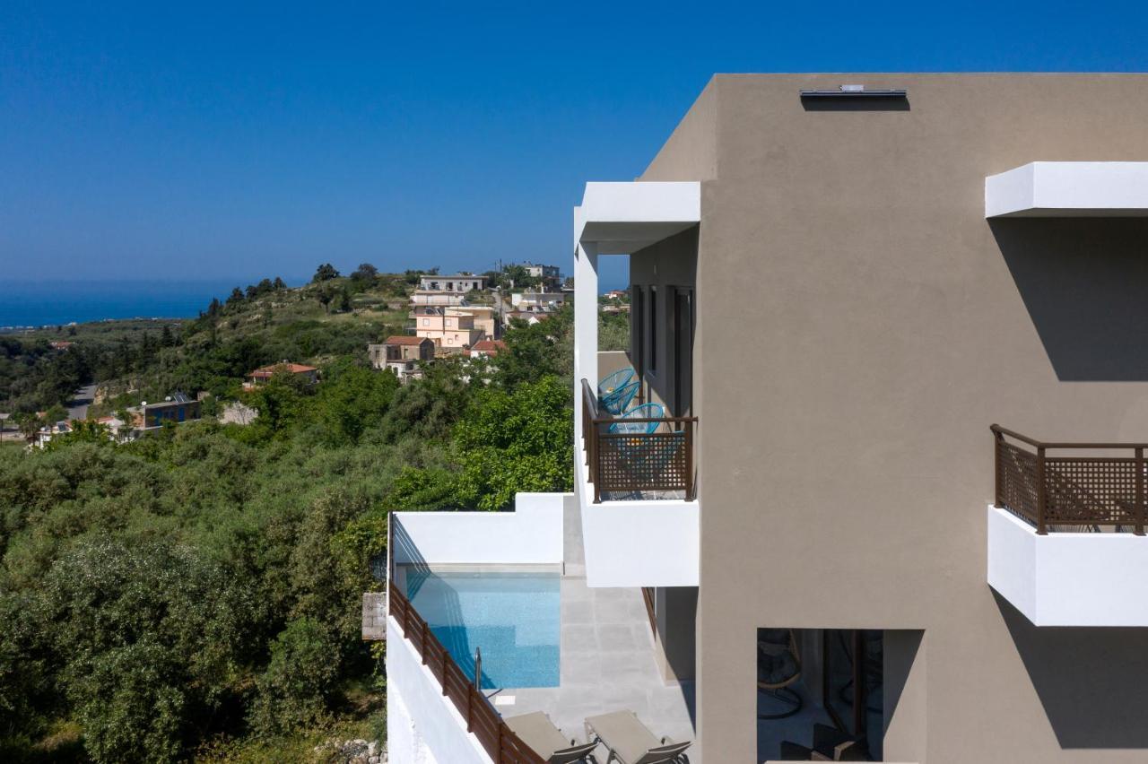 O-Cyanea Villa With Heated Pool Kournás Exterior foto