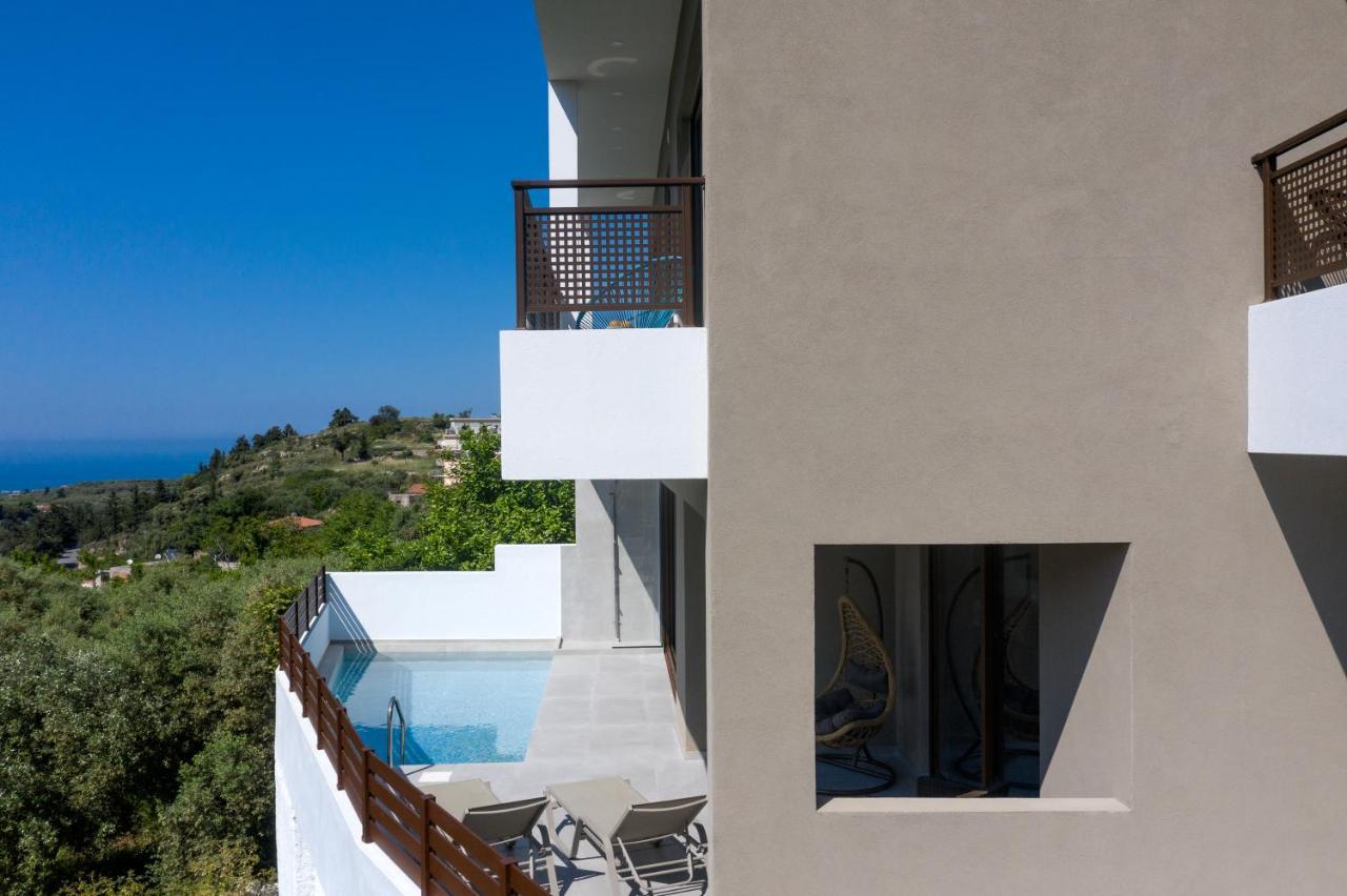 O-Cyanea Villa With Heated Pool Kournás Exterior foto